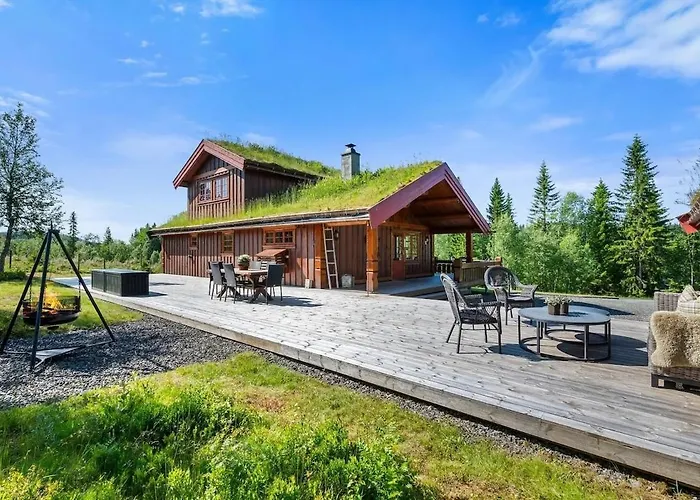 Ramstadbu -lake Near Trondheim, 4 Bedrooms Ferienhaus Soknedal